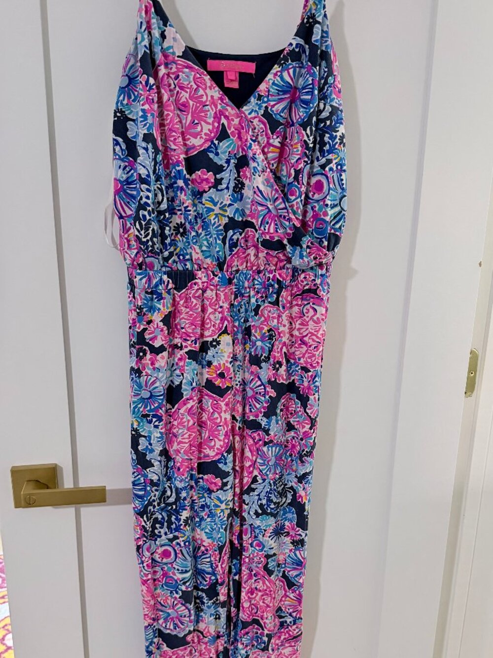 Lilly Pulitzer Sleeveless Surplice Jumpsuit – Size Small